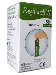 Тест-полоски EasyTouch (Изи Тач) на глюкозу №50 Тест-полоски EasyTouch (Изи Тач) на глюкозу №50