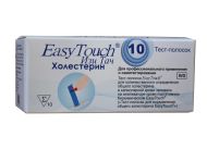 Тест-полоски EasyTouch (Изи Тач) на холестерин №10 Тест-полоски EasyTouch (Изи Тач) на холестерин №10