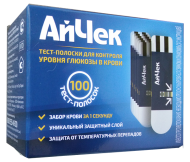 Тест-полоски iCheck №100  штук (тест-полоски АйЧек № 100) Тест-полоски iCheck №100  штук (тест-полоски АйЧек № 100)
